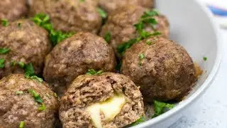 How to Make Cheese Stuffed Meatballs