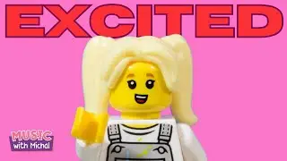 I FEEL EXCITED | Emotional Literacy Dance Song for Kids | Lego Animation by @LEGOBUILDZ