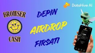 DATAHIVE VE BROWSERCASH AIRDROP AVI YOLCULUĞU: INTERNETTE GEZİNEREK VE VERİ PAYLAŞARAK TOKEN KAZANIN