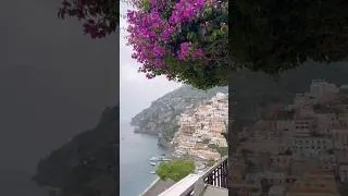 Rainy Day in Positano Italy 4K Drone | Moody Coastal Atmosphere