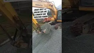 muat material split 1-2 #automobile #remix #excavator #komatsu