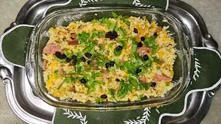 ARROZ TEMPERADINHO COM LINGUIÇA