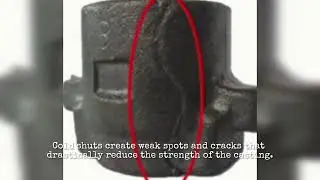 Cold Shut in Metal Casting #education #metalcasting #metal 