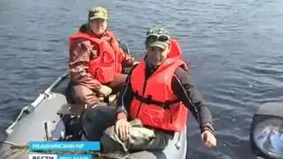 In Myshkin district caught fishing nets