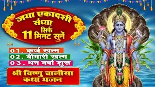 जया एकादशी संध्या सिर्फ 11 मिनट सुने~कर्ज ख़त्म~बीमारी खत्म~धन वर्षा शुरू~श्री विष्णु चालीसा कथा भजन