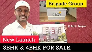 BRIGADE ENCLAVE AT MOTI NAGAR | BRIDGE CITADEL | LUXURY 3BHK & 4BHK FLATS FOR SALE HYDERABAD 