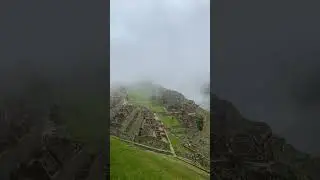 View from above the clouds. Machu Picchu. January 2020 #machupicchu #peru #travel #shorts #subscribe
