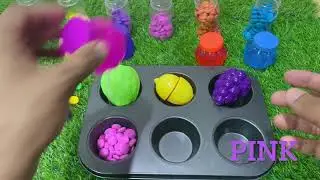 Learn Fruits and Colors | Colorful Tray | Best Learning videos for Kids | Satisfying Video ASMR