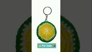 🍋 Lime Keychain 🧶 Handmade 🪡