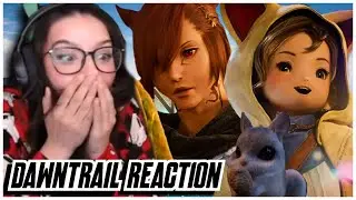 Watching FFXIV: DAWNTRAIL Trailers