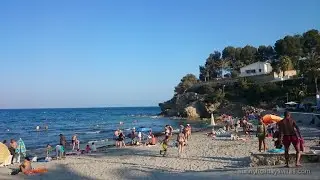 Playa La Fustera Benissa/Moraira, Spain - enjoying the sunset