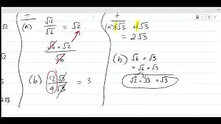 Exact Values   Working with Surds