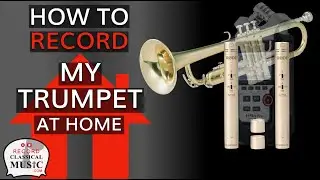 How to record my trumpet  Zoom H4n Pro recording my trumpet at home RODE NT55 OMNI PAIR ONLY recordc