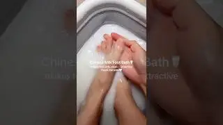 Soak in warm water + milk for 10 minutes to soften dead skin cells 🥛🤍✨ #feetcare