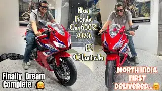 India’s first CBR650R E- Clutch Delivery 2025🤗