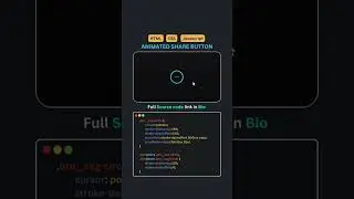 📲 Click, Share & Go Viral! Animated Button Magic 🎥||#coding #shorts #webdesign #html5 #css3animation