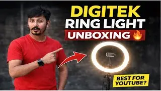 Digitek Ring Light Unboxing 🔥 Full Review & Setup | Hindi