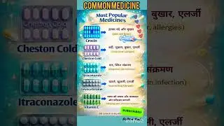 Common Medicine Name and Their Uses| #shorts #medical #medicine #pharmacy