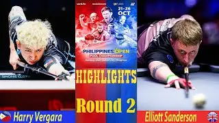 HIGHLIGHTS | Harry Vergara vs Elliott Sanderson |  2025 Philippines Open Pool Championship