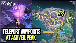 Teleport Waypoints Location at Ashveil Peak, Nod-Krai [Genshin Impact]
