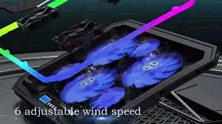 TopMate C12 Laptop cooling pad for all 17.3