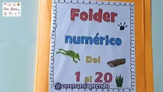 FOLDER NUMÉRICO DEL 1 AL 20