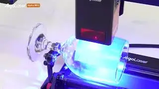 Tutorial Video-- How to Engrave Glass with AlgoLaser Alpha MK2 20W