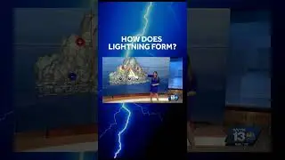 How does lightning form?