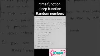 Define time function, sleep function and Random numbers #python#coding#exam#preparation#education.