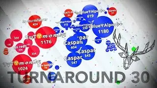 Agar.io Team Mode Turnaround #30 ft. Blue Alpha
