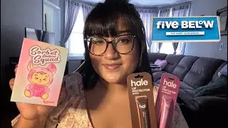 ASMR| Five Below Haul 💄 lipgloss try on , mouth sounds, tapping, whispering 