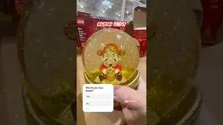 Lunar New Year Wealth and Fortune Water Globes at Costco! #waterglobe #lunarnewyear  #costco #cny
