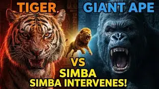 Lion vs Tiger vs King Kong: Who Really Rules the Jungle? (Hyperrealistic AI Film)