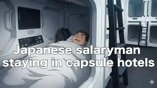 The real capsule hotel routine of a Japanese salaryman who missed the last train