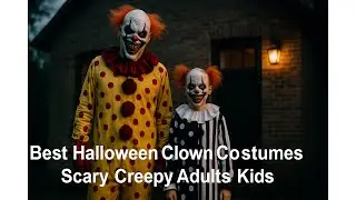 🤡 Лучшие костюмы клоуна на Хэллоуин: страшные, жуткие, взрослые, дети | Костюм жуткого клоуна Rub...
