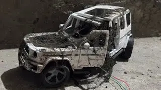 Destroyed Mercedes benz G-Wagon restoration The Geländewagen restorasi