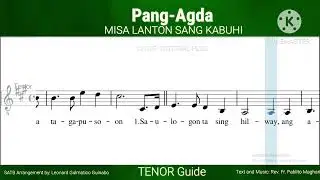 PANG-AGDA _ TENOR Guide (Misa Lanton Sang Kabuhi) 