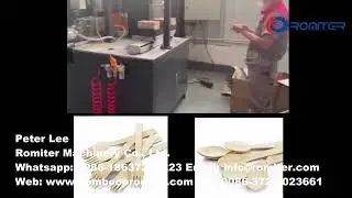 Automatic Disposable Bamboo Spoon Fork Production Line