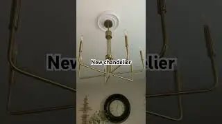 New light fixture.  #amazon #homedecor
