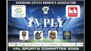 VADODARA ESTATE BROKERS ASSOCIATION (VEBA) || 2026 VPL || 📽️ live broadcast by  A ONE CRICKET