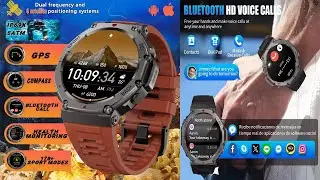 🔥 Best Budget GPS Smartwatch 2025? | T-Rex3 Military Smartwatch Review 💪🌍