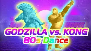Godzilla vs. Kong....Funny 80s Dance Animation :))