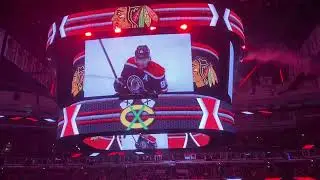 Chicago Blackhawks 2022 intro at the United Center
