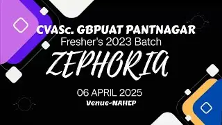 ZEPHORIA - Fresher's 2023 batch CVASc GBPUAT PANTNAGAR U.S NAGAR