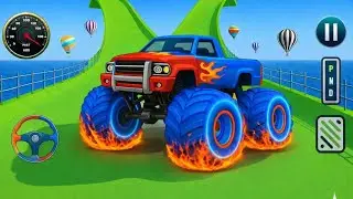 MONSTER TRUCK CHALLENGE - INSANE , STUNT , JUMPING AND crashing! 🤯 | Android gameplay video 
