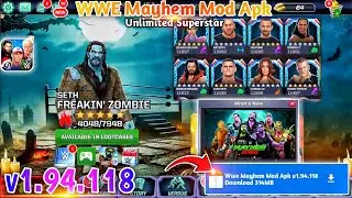 WWE Mayhem Mod Apk v1.94.118 | WWE Mayhem Mega Mod Menu v1.94.118 | WWE Mayhem Hack v1.94.118