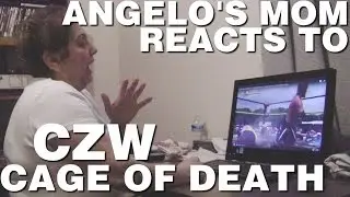 Angelo's Mom Reacts to CZW Cage of Death