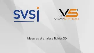 SVSI 3DViewStation mesures et analyse fichier 3D