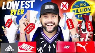 Flipkart Big Billion Days 2025: Best NIKE, ADIDAS, PUMA Shoes/Sneakers For Men BBD SALE | ONE CHANCE