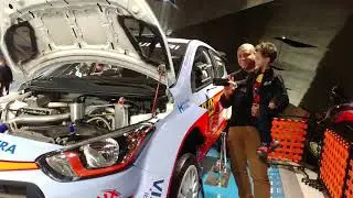 2 year old baby visits the Hyundai Motor Studio in Ilsan Korea. fascinated.(11)